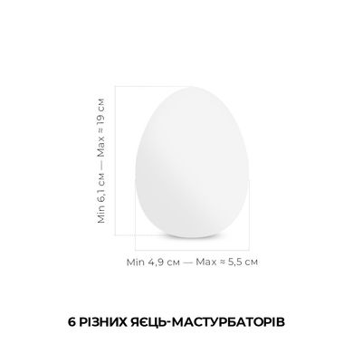 Набір яєць-мастурбаторів Tenga Egg Wonder Pack (6 яєць) SO5500 фото