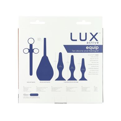 Набір анальних іграшок для новачків Lux Active – Equip – Silicone Anal Training Kit, 7 pcs SO5570 фото