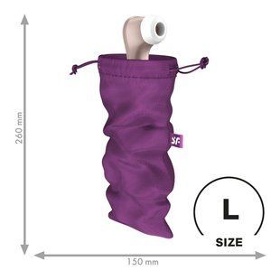 Мішечок для секс-іграшок Satisfyer Treasure Bag L, фіолетовий, на шнурку SX0550 фото