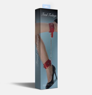 Поножи Feral Feelings - Ankle Restraints Red Trasparent SO9302 фото