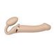 Безремінний страпон з вібрацією Strap-On-Me Vibrating Flesh L, діаметр 3,7см, пульт ДК, регульований SO3828 фото 5