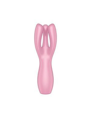 Кліторальний вібратор Satisfyer Threesome 3 Pink з трьома пальчиками SO6101 фото