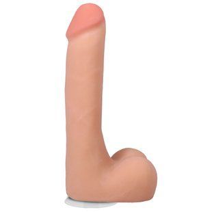 Фалоімітатор Doc Johnson The Realistic Cock ULTRASKYN - 9 Inch with Balls Vanilla SX4449 фото