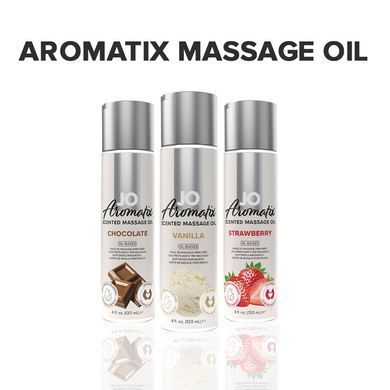 Натуральна масажна олія System JO Aromatix &mdash; Massage Oil &mdash; Vanilla 120 мл SO6769 фото