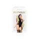 Боді Penthouse Hotter Than Hell S/L Black, непрозоре, вирізи, декольте, імітація шнурівки, панчохи SO6447 фото 3