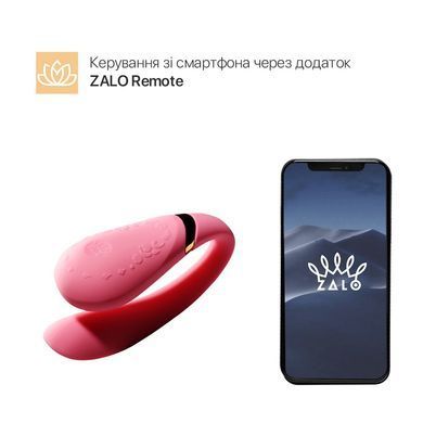 Смартвібратор для пар Zalo &mdash; Fanfan Rouge Pink SO6669 фото