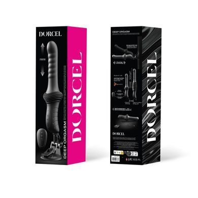 Пульсатор з вібрацією Dorcel Deep Orgasm, 2 незалежні мотори, підігрів до 41 &deg;C, пульт ДК SX3211 фото