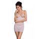 Сорочка з вирізами на грудях + стринги LOVELIA CHEMISE white XXL/XXXL - Passion SO4764 фото 1