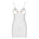 Сорочка з вирізами на грудях + стринги LOVELIA CHEMISE white XXL/XXXL - Passion SO4764 фото 5