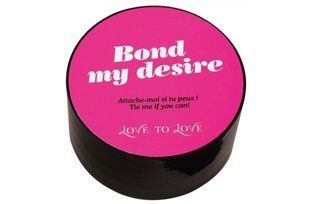 Скотч для бондажа Love To Love BOND MY DESIRE (15м) Чорний, не липне до шкіри і волосків SO1400 фото