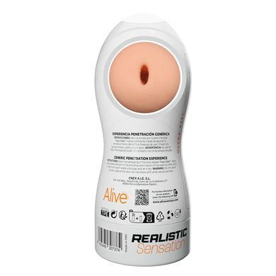 Мастурбатор Alive Maxi Flex L Generic, реалістичний вхід, рельєфний канал SX0816 фото