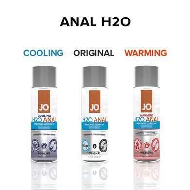 Анальна змазка System JO ANAL H2O &mdash; WARMING (60 мл) розігрівальна, на водній основі SO1457 фото