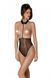 Еротичне боді Passion TRISHA BODY, L/XL, black, з відкритими чашками SO9741 фото 1