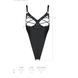 Боді з екошкіри CELINE BODY black S/M &mdash; Passion: з доступом, відкритий SO6404 фото 7