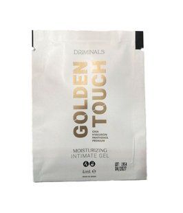 Розпродаж!!! Пробник гель-лубриканту Driminals Golden Touch 4 мл (термін 04.2027) SX0731-R фото