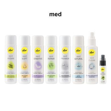 Лубрикант на водній основі pjur MED Vegan glide 100 мл &mdash; тільки веганські інгредієнти PJ12690 фото