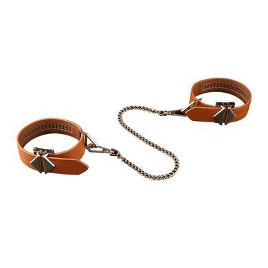 Набір для бондажу LOCKINK 8-Bondage-Straps Restraint Set, коричневий, 8 ременів з натуральної шкіри SX0834 фото