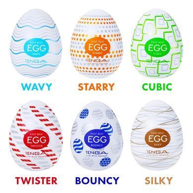 Набір мастурбаторів-яєць Tenga Egg Standard 3 Pack 2 (Twister, Bouncy, Silky) SX4024 фото