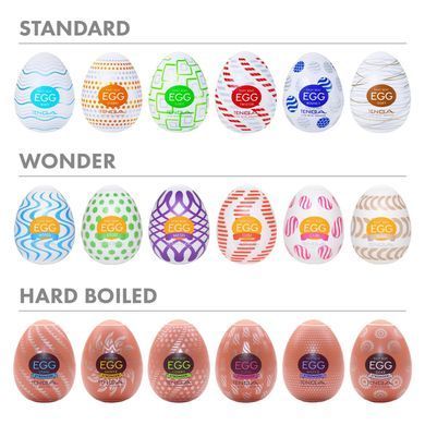 Набір мастурбаторів-яєць Tenga Egg Variety Pack - Standard (6 шт) SX4025 фото