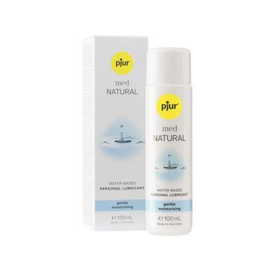 Лубрикант на водній основі pjur MED Natural glide 100 мл спеціально для сухої та чутливої ​​шкіри PJ10850 фото