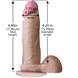 Фалоімітатор Doc Johnson The Realistic Cock 6 inch White &ndash; ULTRASKYN, Vack-U-Lock, діаметр 4,3 см SO1550 фото 1