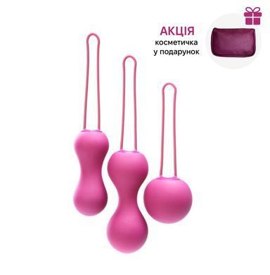 Набір вагінальних кульок Je Joue - Ami Fuchsia, діаметр 3,8-3,3-2,7см, вага 54-71-100гр SO3044 фото