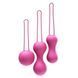 Набір вагінальних кульок Je Joue - Ami Fuchsia, діаметр 3,8-3,3-2,7см, вага 54-71-100гр SO3044 фото 5