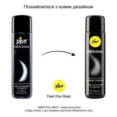 Універсальна змазка на силіконовій основі pjur Original 100 мл, 2в1: для сексу та масажу PJ10060 фото