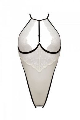 Боді з доступом Passion CHIKA BODY L/XL, cream SO9695 фото