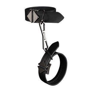 Фіксатори для рук та ніг LOCKINK Wristcuffs/Anklecuffs, чорні, натуральна шкіра SX0837 фото