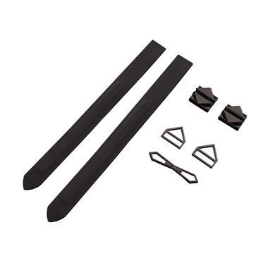 Фіксатори для рук та ніг LOCKINK Wristcuffs/Anklecuffs, чорні, натуральна шкіра SX0837 фото