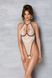 Боді з доступом Passion CHIKA BODY L/XL, cream SO9695 фото 6