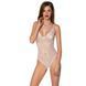 Боді з ажурним декором та відкритим кроком Ursula Body white L/XL &mdash; Passion SO5832 фото 1