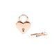Замочок-сердечко Liebe Seele Heart Shape Padlock Rose Gold (2 шт), універсальний SX1678 фото 1