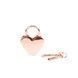 Замочок-сердечко Liebe Seele Heart Shape Padlock Rose Gold (2 шт), універсальний SX1678 фото 2