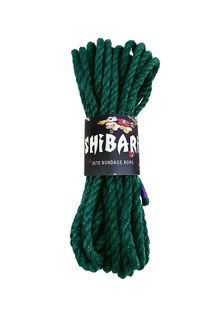 Джутова мотузка для шибарі Feral Feelings Shibari Rope, 8 м зелена SX2513 фото