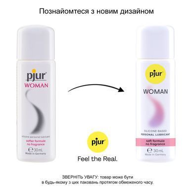 Змазка на силіконовій основі pjur Woman 30 мл, без ароматизаторів та консервантів спеціально для неї PJ10160 фото