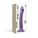 Насадка для страпона Strap-On-Me Mono Density Dildo Violet M, диам. 3,3см, одношаровий силікон, гнуч SO3570 фото 4