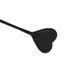 Шльопалка-сердечко Liebe Seele Black Organosilicon Riding Crop, екошкіра SO9490 фото 4