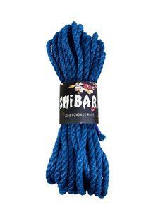 Джутова мотузка для шибарі Feral Feelings Shibari Rope, 8 м синя SX2515 фото