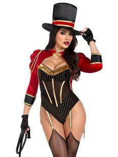 Костюм циркачки Leg Avenue Ravishing Ringmaster Bodysuit XS SX2788 фото