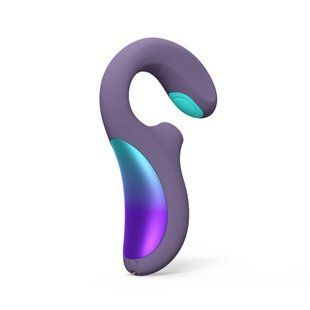 Кліторально-вагінальний звуковий стимулятор LELO Enigma Double Sonic Cyber Purple SX2553 фото
