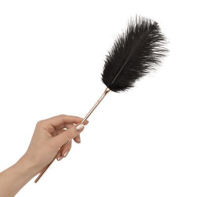 Лоскітка з металевим флогером Rosy Gold - Feather Tickler & Whip SX3909 фото