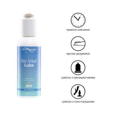Лубрикант на водній основі pjur We-Vibe Lube 100 мл із дозатором PJ12800 фото