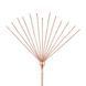 Лоскітка з металевим флогером Rosy Gold - Feather Tickler & Whip SX3909 фото 7