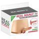 Силіконові трусики з порожнистим фалоімітатором Real Body Real Manly Hollow, S/M, для нього SO9956 фото 5