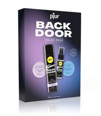 Подарунковий набор pjur BACK DOOR Value Pack: силіконова змазка 100 мл та розслаблювальний спрей 20 SX0672 фото