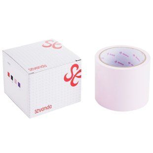 Скотч для бондажу LOCKINK SEVANDA Electrostatic Tape, блідо-рожева, 16 м SX0891 фото