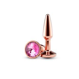 Анальна пробка NS Novelties Rear Assets - Tapered - Small - Rose Gold - Pink SX4387 фото