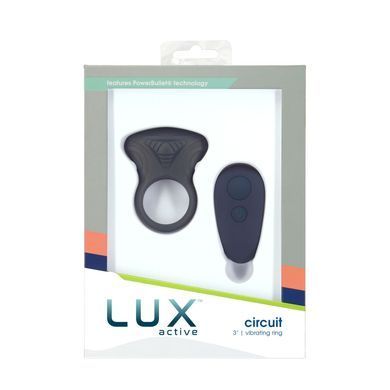 Ерекційне віброкільце Lux Active Circuit Vibrating Cock Ring, пульт ДК, 7 режимів вібрації SO6843 фото